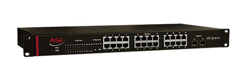 Quarra 10 Gbps PTP Rackmount Ethernet Switch and Dual Power Supply  390-100001-00